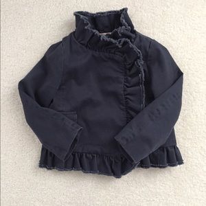 Crew Cuts ruffle jacket, toddler 3T.